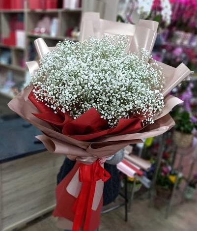Букет цветов из: Гипсофила в Таширово