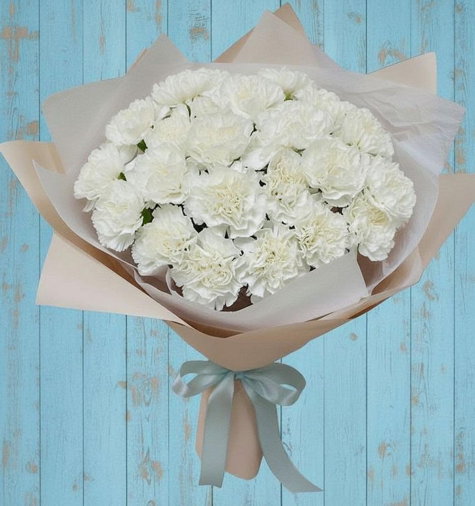 Букет цветов из: Гвоздики в Таширово