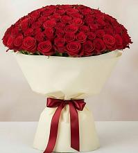 Букет 101 Красная роза Милано в Таширово