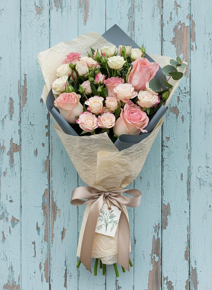 Букет цветов из: Розы в Таширово