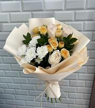 Букет цветов из:  Розы и Хризантемы в Таширово