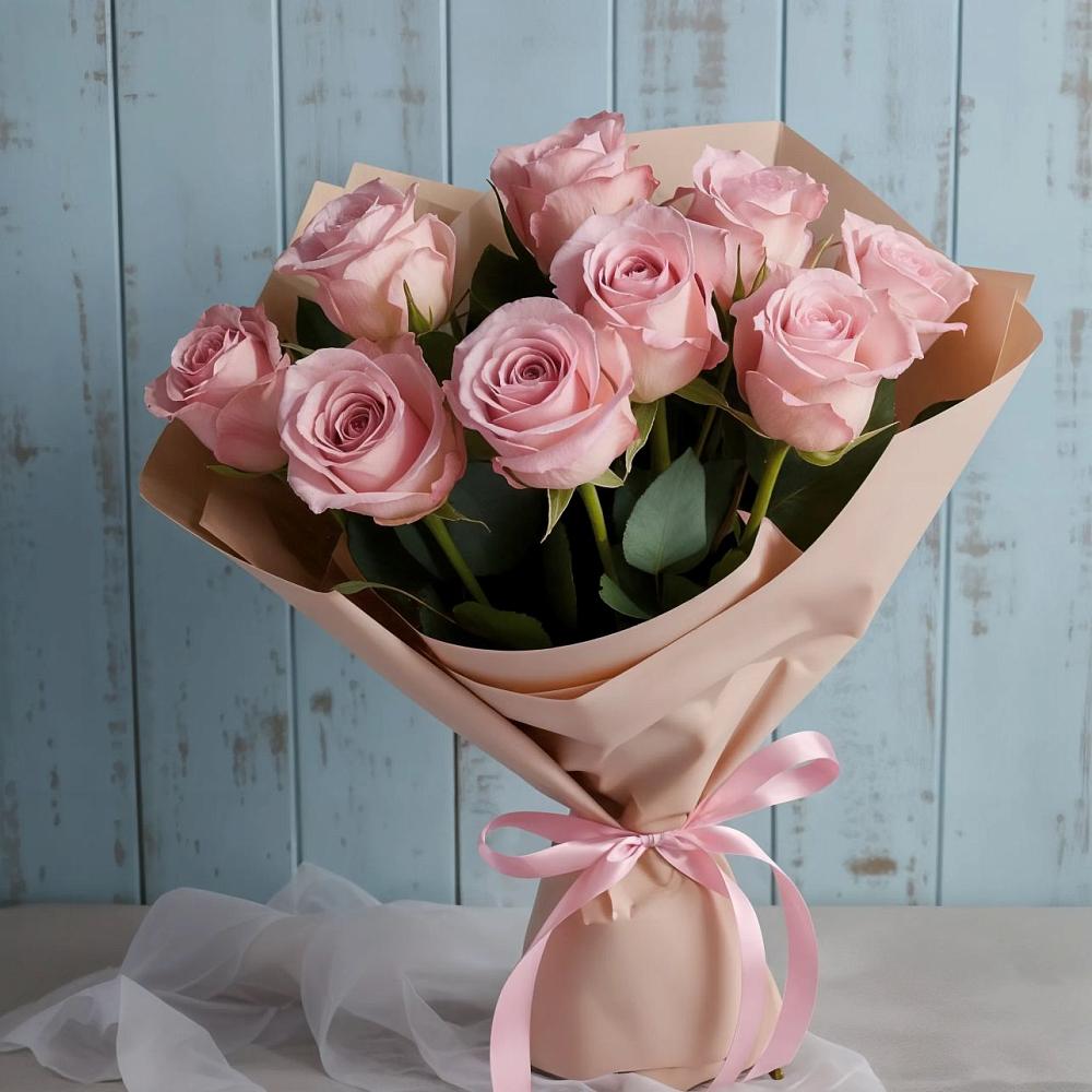 Букет цветов из: Розы в Таширово