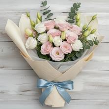 Букет цветов из:  Лизиантусы в Таширово