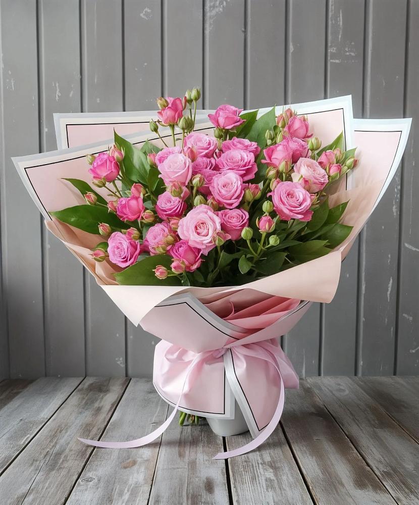 Букет Розовый кустик в Таширово