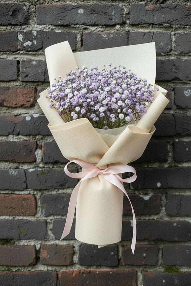 Букет цветов из: Гипсофила в Таширово