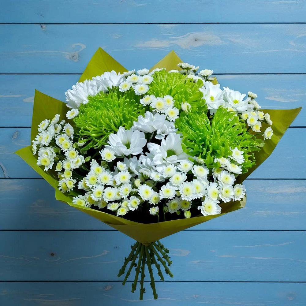 Букет цветов из: Хризантемы в Таширово