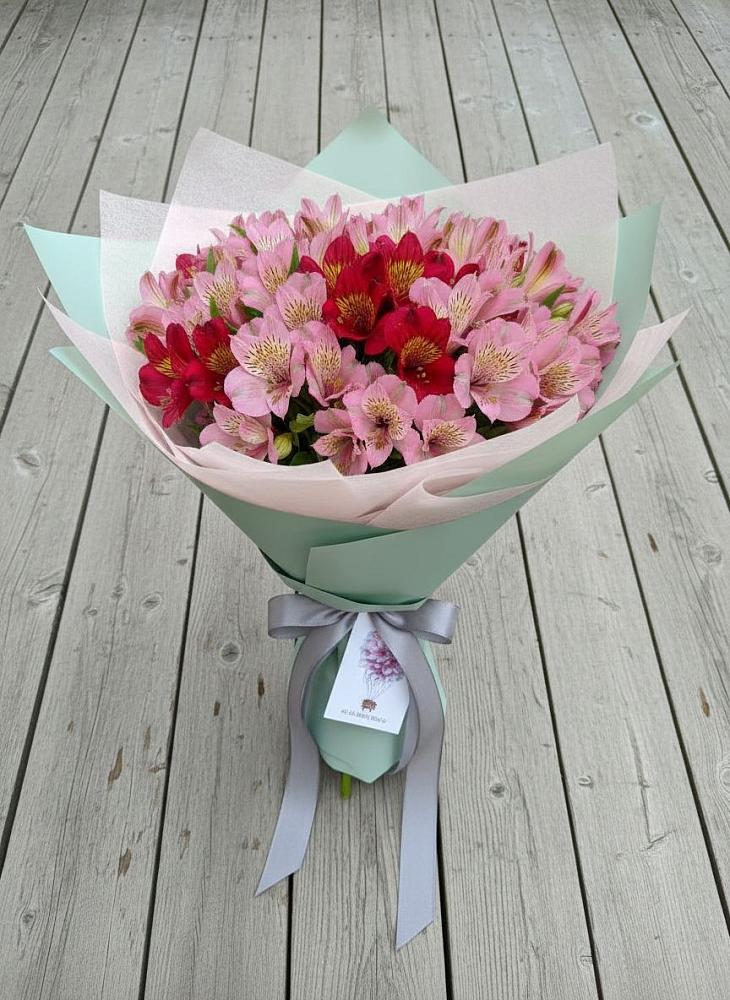 Букет цветов из: Альстромерии в Таширово