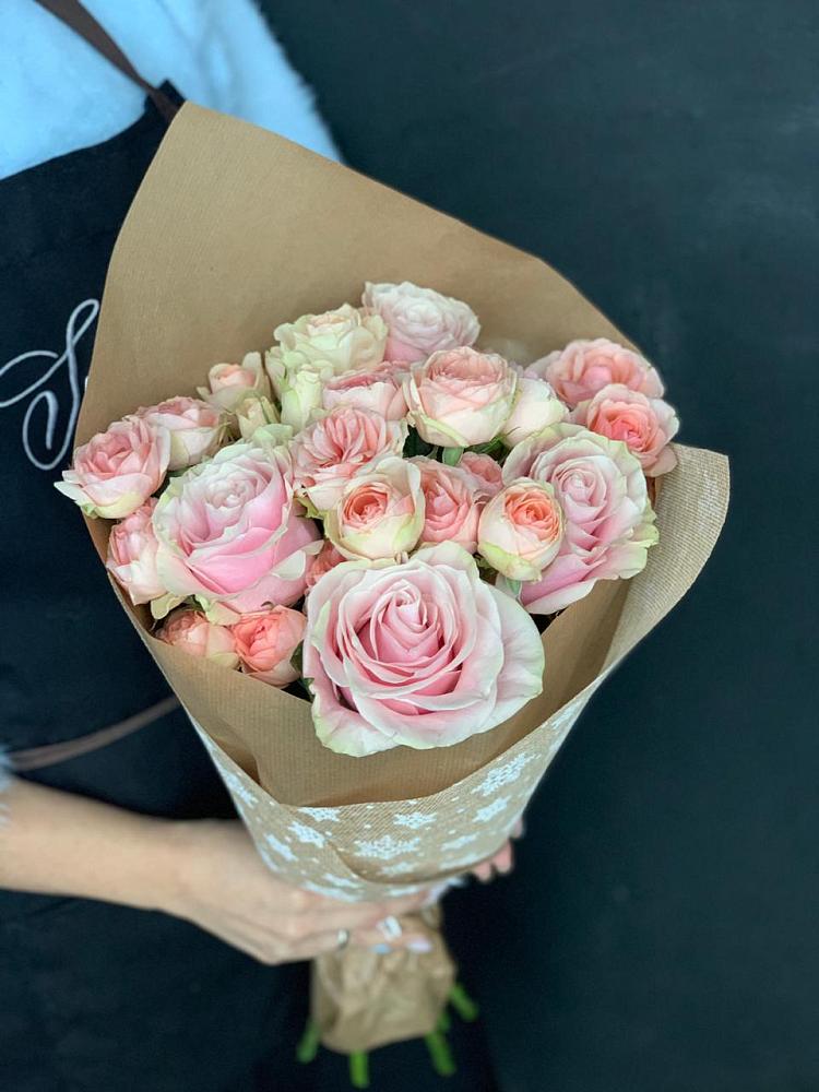 Букет цветов из: Хризантемы и Розы в Таширово