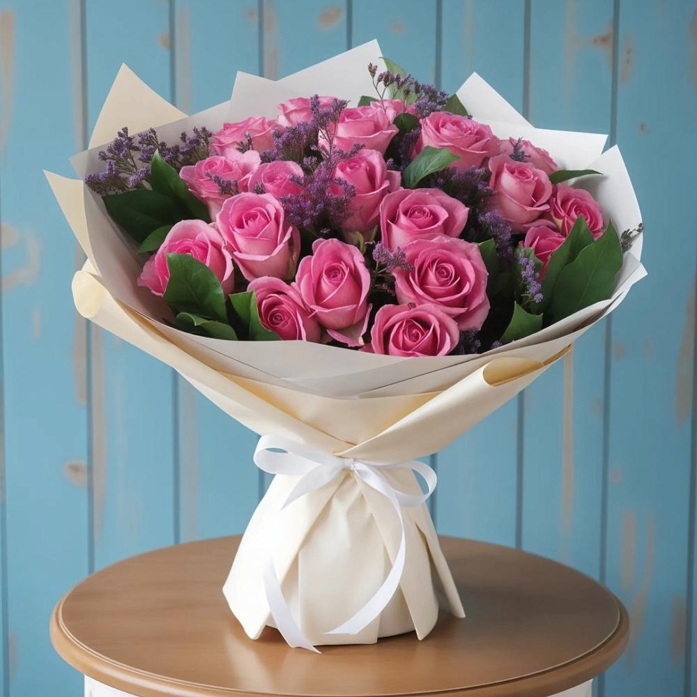 Букет цветов из: Розы в Таширово