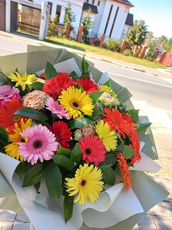 Букет цветов из: Герберы в Таширово