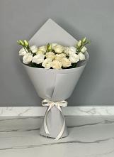 Букет цветов из:  Розы и Лизиантусы в Таширово